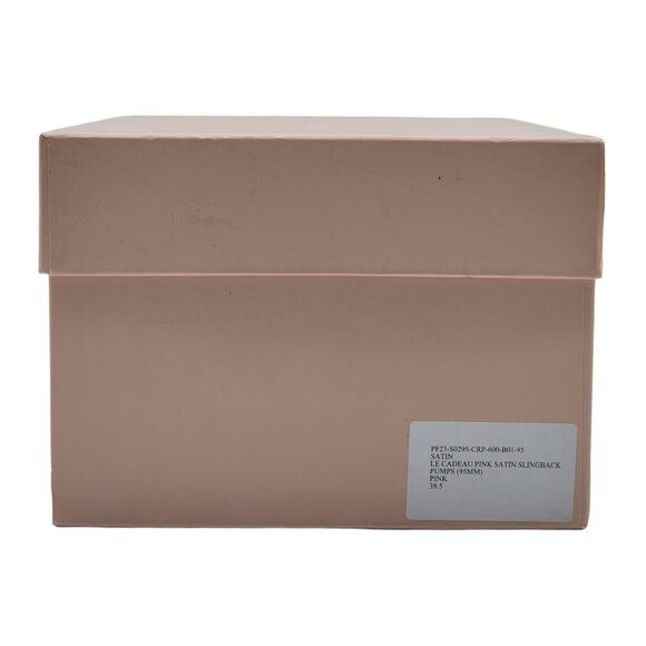 Mach & Mach Le Cadeau Satin Slingback Pumps 95mm in Black $1025 - Picture 9 of 9